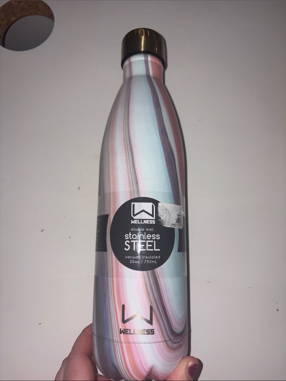 Trendy Brand New Wellness Stainless Steel Water Bottle - Swirl Design🔥